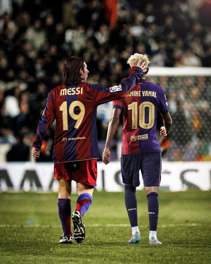 雅馬爾接管了巴塞羅那的第10號：梅西 羅納爾多 里瓦爾多 馬拉多納.