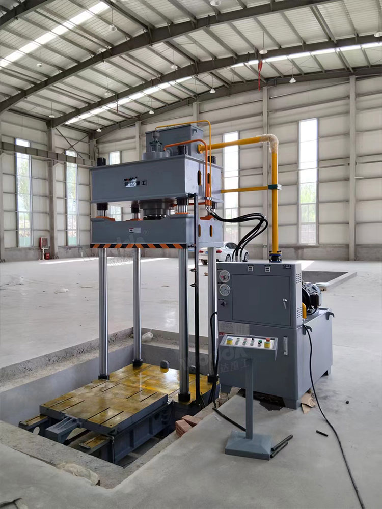 200噸電機軸承壓裝液壓機調試 200噸電機軸承壓裝液壓機調試